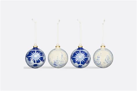 Set of Four Christmas Ornaments Rêve d'Infini 